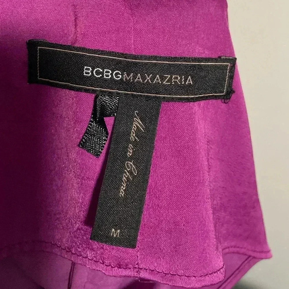 BCBG‎ MaxAzria halter top purple size Medium - Picture 4 of 7
